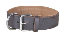 JHS Hundehalsband Leder 50 mm
