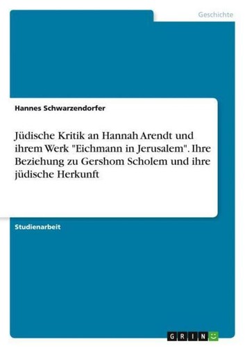 Jüdische kritik hannah - kritik, an