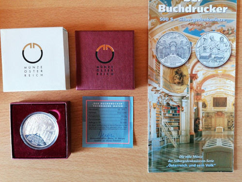 österreich 500 schilling 1998 - Österreich,