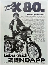 Zündapp K 80, originale Werbung aus 1982