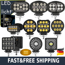 Auto LED Arbeitsscheinwerfer Light Offroad Flutlicht Strahler 12V 24V LKW KFZ DE
