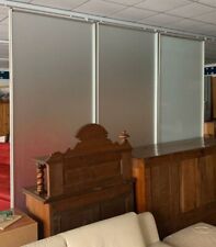 Schiebe-Elemente Aluminium Plexiglas Trennwände für Büros oder Wohnräume