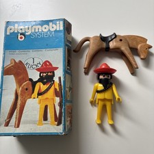 Playmobil System 3343 1974 Western Pferd Mexikaner Hut mit OVP
