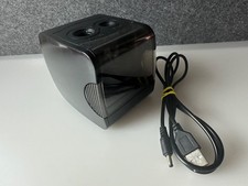 Elektrischer Anspitzer Automatischer Bleistiftspitzer Spitzmaschine schwarz