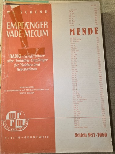 Bände empfänger - 17, bände,