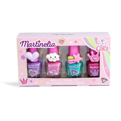 Kinder nagellack und ringset - kinder,