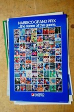 Plakat Tennis Nabisco Grand Prix 1986 Original Top!