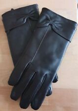 Echtleder Handschuhe mocca Gr.8,5 weich gefüttert NEU