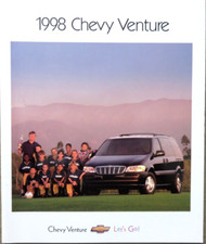 1998 Chevrolet Venture Opel Sintra USA Prospekt Brochure, 32 Seiten