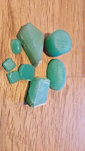 Chrysopras konvolut - chrysopras,