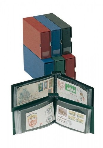 Lindner fdc album blau - fdc-album,