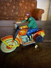 Motorrad Zinn Udssr Leningradski Zavod Vintage Nur Tin Spielzeug Motorcycle USSR