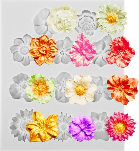 Silikonformen blumenform - silikonformen,
