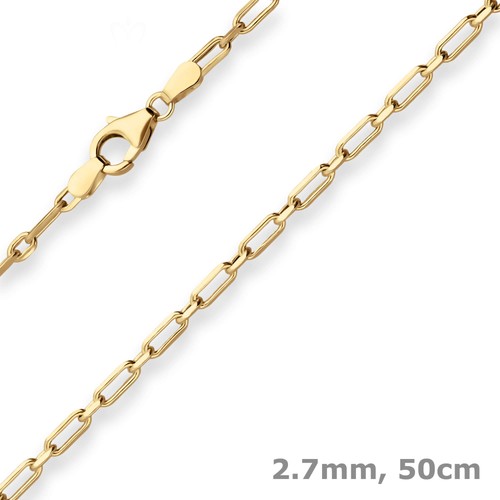 7mm fantasiekette goldkette - 2,7mm,