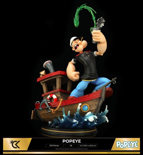 Popeye iron arm statuen - popeye,