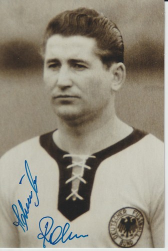 Helmut rahn orig sign foto - rahn,,