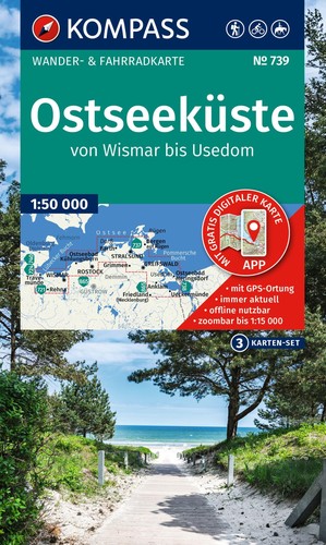 Kompass wanderkarten set 739 - /,