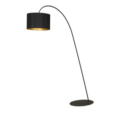 Lyora Alice Schwarze Bogenlampe Stehlampe Stehleuchte Lampe Leuchte Licht
