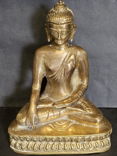 Vintage messing thai buddha - vintage,