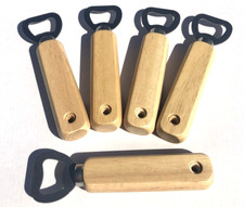 5 mal Flaschenöffner Holz