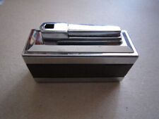 (21) Tischfeuerzeug Chronex 3000Kufus Leder defekt