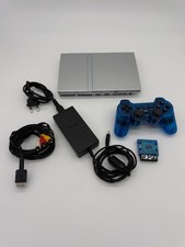Sony PlayStation 2 Slim Silber