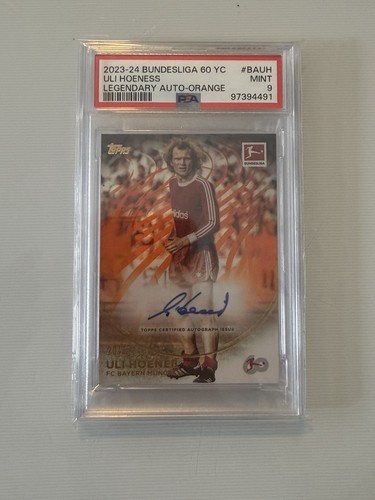 Topps uli hoeneß auto psa - /25,