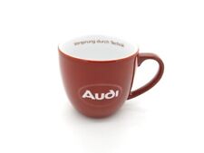 Audi Tasse Becher Kaffeebecher Kaffeetasse rot Vorspung durch Technik