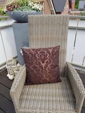 Calisini Opus Style Brokat Kissenhülle braun ca 50x50  cm