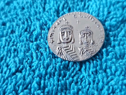Antike silbermünze byzanz 20 - antike, byzanz,