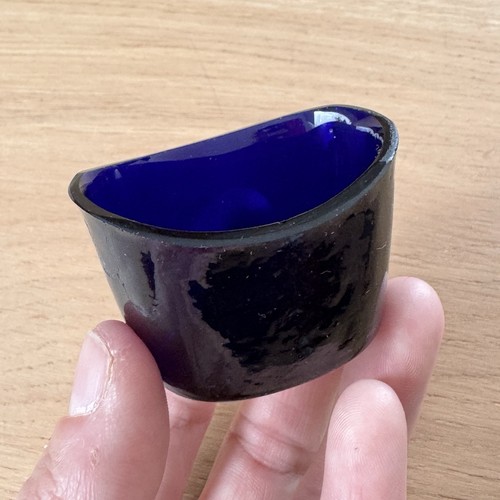 Vintage kobaltblau glaseinsatz - vintage,