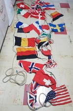 23 Vintage Fahnen Stoff  14