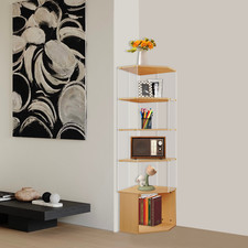 5-stöckige Eckvitrine