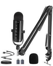 Zealsound USB Gaming Mikrofon Set K66 Podcast Mikrofon für iPhone PC Android PS5