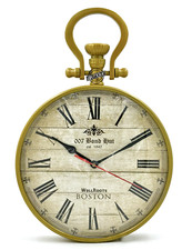 Bond stil wanduhr - stil, messing