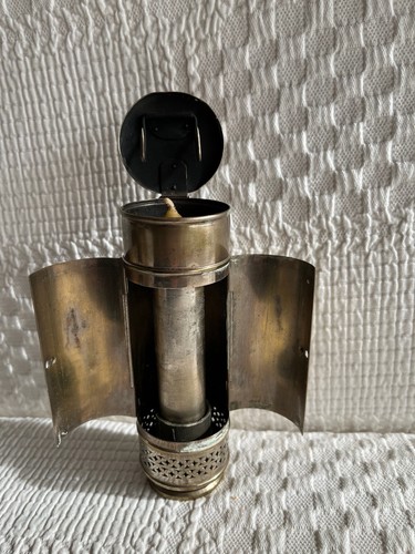 Trench art lampe grubenlampe - art, /