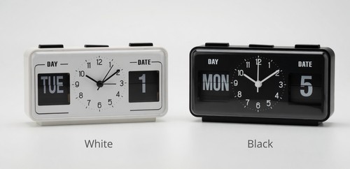 Retro flip day date wecker - flip, day-date