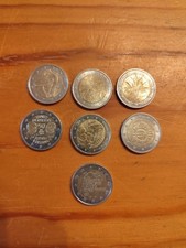 2 Euro Sondermünze Frankreich 7 Stück