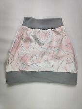 Rock handmade zart rosa mit Pusteblumen make a wish Winterrock, Sommerrock