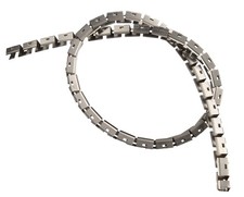 Deko-Light Mechanisches Systemzubehör Flexibles Edelstahl Profil 5m für Neon Omn