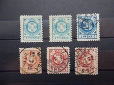 Deutes Reich Privatpost - 6 Stück Königsberg -Hansa Privatstadtbrief - FEHLDRUCK