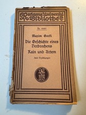 Reclam UB Nr. 4445 - Gorki - Die Geschichte eines Verbrechens - Kain und Artem