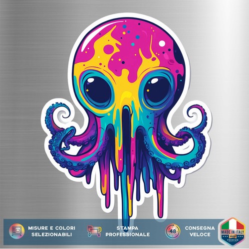 Octopus cosmic art aufkleber - octopus,