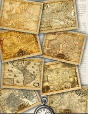 8 A4 Scrapbook Papier Basteln Bastelpapier Designerpapier Vintage Karten 300g 