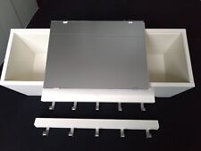 IKEA Hängeschrank mit Schiebetür + Spiegel + 2 Hakenleistenn *naturweiß*