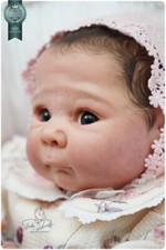 Studio-Puppe Baby MÄDCHEN Reborn Lizzy von Adrie Stoete 20 Zoll