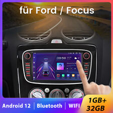 Für Ford Mondeo Focus S-MAX Galaxy 1+32G 7"Autoradio 12 SAT NAV FM DAB+ GPS WIFI