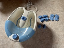 Kaum benutztes Fußsprudelbad von Silvercrest in OVP hellblau/weiß