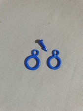 Ohrringe Blau Colors Of Benetton Barbie #9404 90er Kleidung Mode Zubehör Schmuck