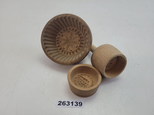 Butterformen holz - 3x,